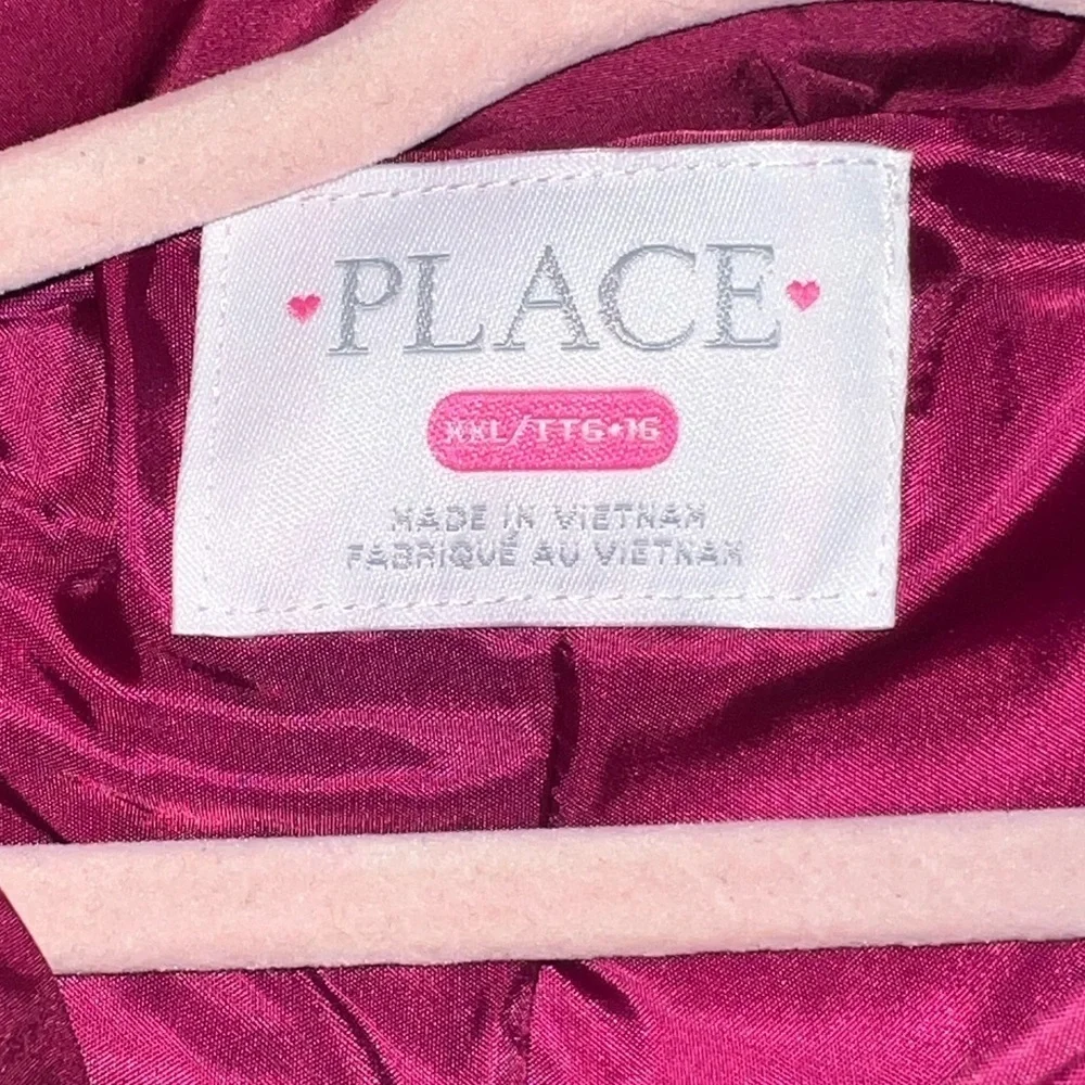 NWT The Children’s Place Burgundy Puffer Jacket